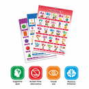 Look N Learn Mini Educational Chart | 17 Subjects | 8X12 inch | 8 Pages Front & Back | Kids Age 2+