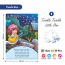 Nursery Rhyme - Jigsaw Puzzle ( twinkle twinkle little star )