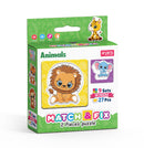 Match & Fix (ANIMALS) - 2pcs. Puzzle