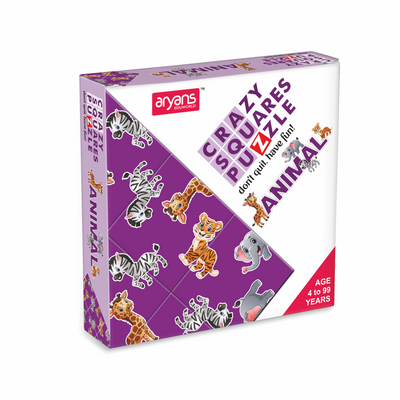 Crazy Squares Puzzle - ANIMAL