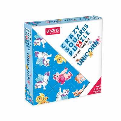Crazy Squares Puzzle - UNICORN