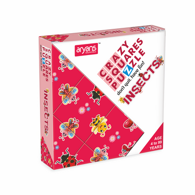Crazy Squares Puzzle - INSECTS