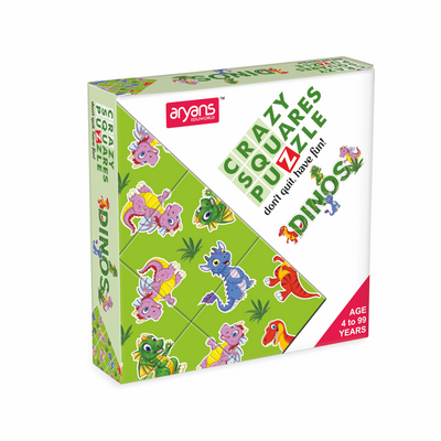 Crazy Squares Puzzle - DINOS
