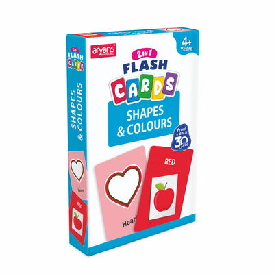 2 in 1 Flash Cards - Shapes & Colours