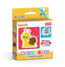 Match & Fix (INSECTS) - 2pcs. Puzzle