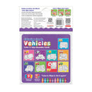 Coloring cards - Vehicles, Color N Wipe Reusable Cards