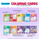 Coloring cards - Vehicles, Color N Wipe Reusable Cards