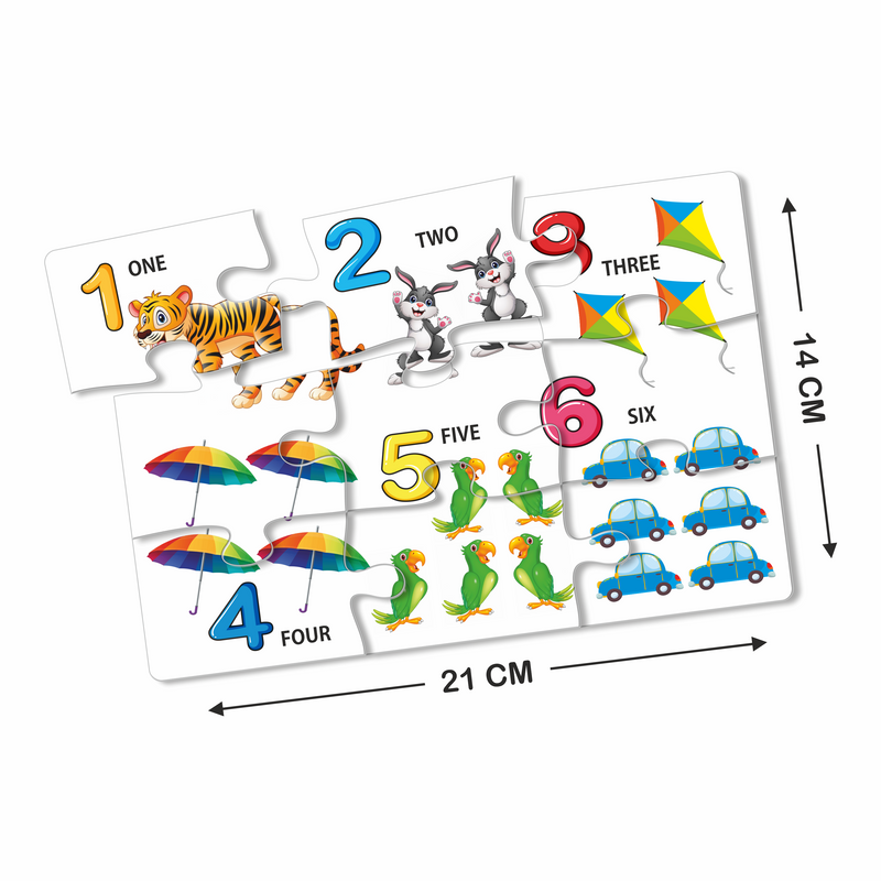 Pre School. Box Numbers Pre School Puzzle Box - Numbers