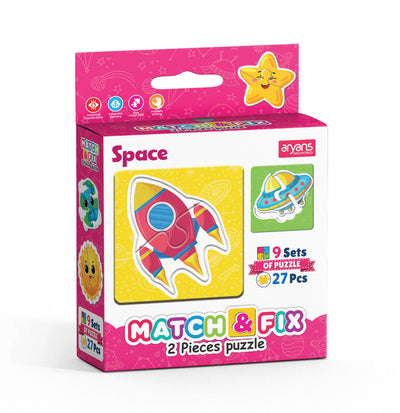 Match & Fix (SPACE) - 2pcs. Puzzle