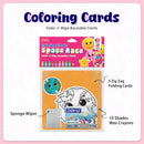 Coloring cards - Space Race, Color N Wipe Reusable Cards