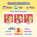 Coloring cards - Insects, Color N Wipe Reusable Cards