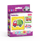 Match & Fix (VEHICLE) - 2pcs. Puzzle