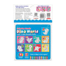 Coloring cards - Dino World, Color N Wipe Reusable Cards