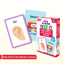 2 in 1 Flash Card - Box (12 Set's)