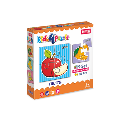 Kids 4Pcs. Puzzle - Fruits