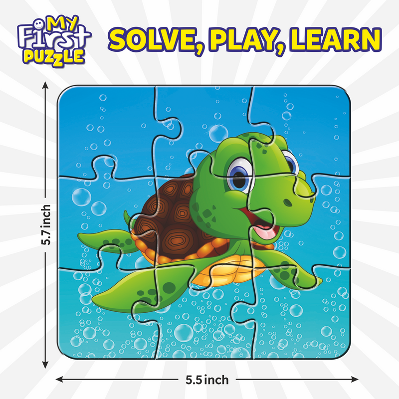 My First Puzzle Aquatic for Kids | Set of 6 Edu Puzzles | 54 Pcs Puzzle | Age 4+