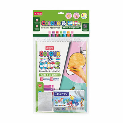 Colour N Wipe Reusable Pad - Fruits & vegetable (PVC)