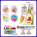 Colour N Wipe Reusable Pad - Aquatic & Dinosaur (PVC)