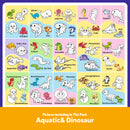 Colour N Wipe Reusable Pad - Aquatic & Dinosaur (PVC)