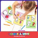 Colour N Wipe Reusable Pad - Space & Vehicles (PVC)