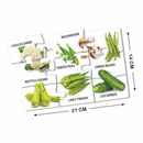 Pre School Puzzle PVC - Vegetables