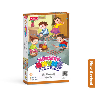Nursery Rhyme - Jigsaw Puzzle ( One Two Buckle My Shoe )