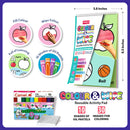 Colour N Wipe Reusable Pad - Alphabets & Numbers (PVC)