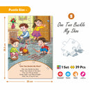 Nursery Rhyme - Jigsaw Puzzle ( One Two Buckle My Shoe )