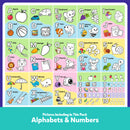 Colour N Wipe Reusable Pad - Alphabets & Numbers (PVC)