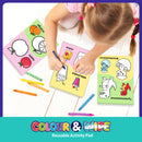Colour N Wipe Reusable Pad - Alphabets & Numbers (BOX)