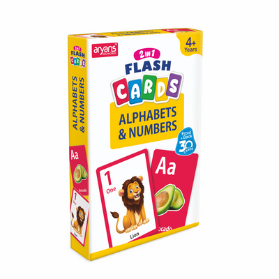 2 in 1 Flash Cards -  Alphabets & Numbers