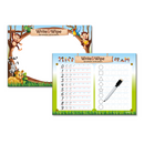 Write & Wipe Reusable Writing Board (A4 Size) (Jungle)